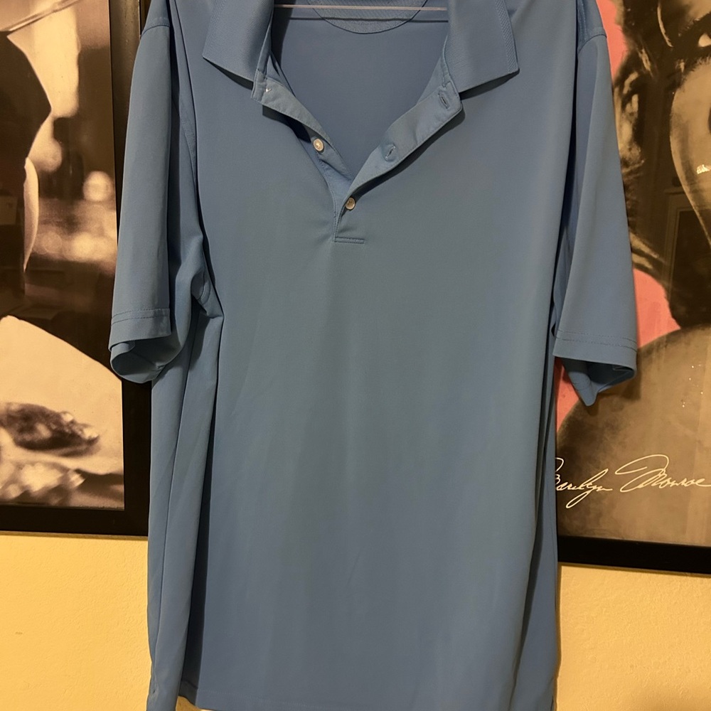 Greg Norman Collection Light Blue Polo Shirt